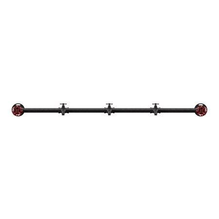 Industrial Metal Plum Coat Rack N507127