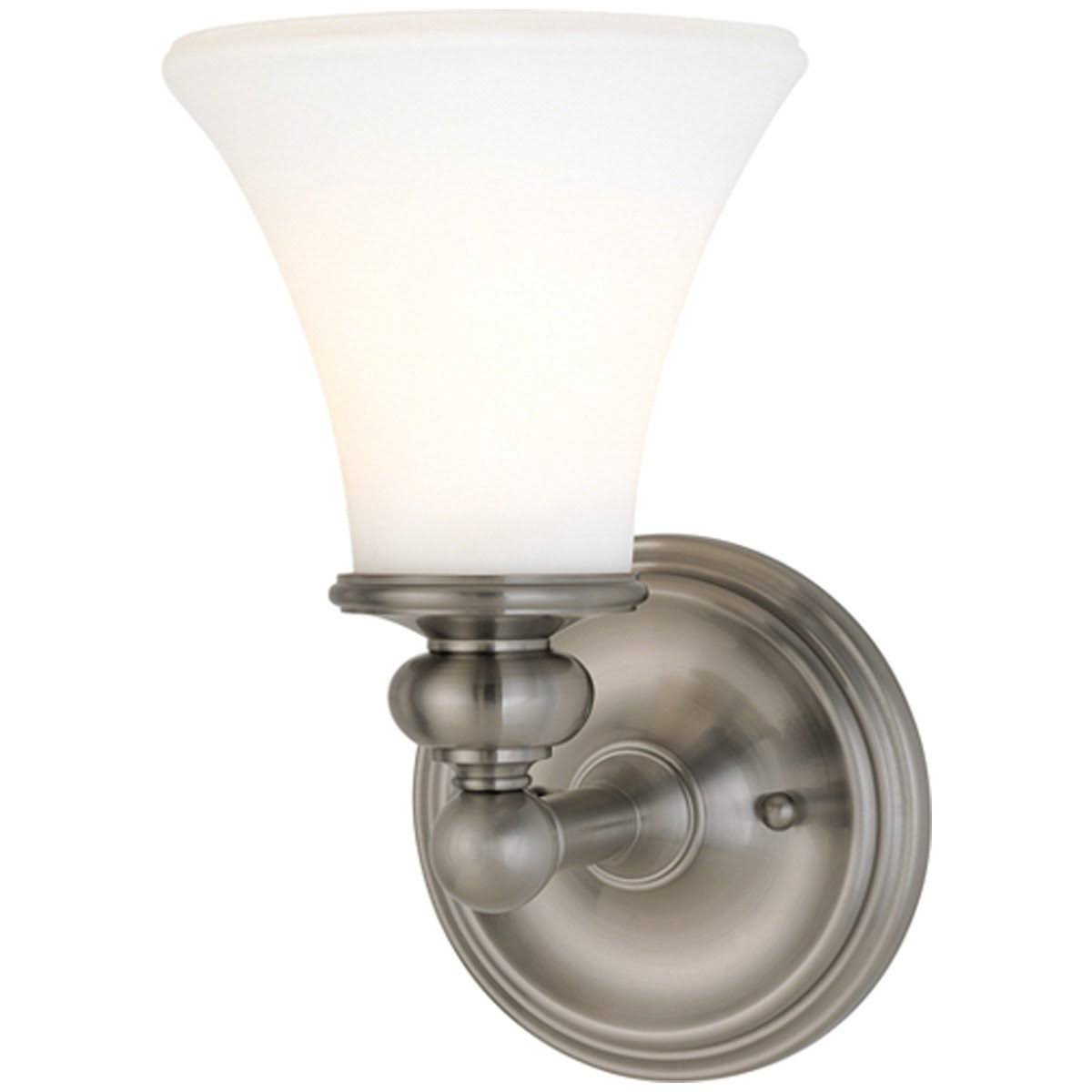 Satin Nickel 1 Light Bath Bracket H9731