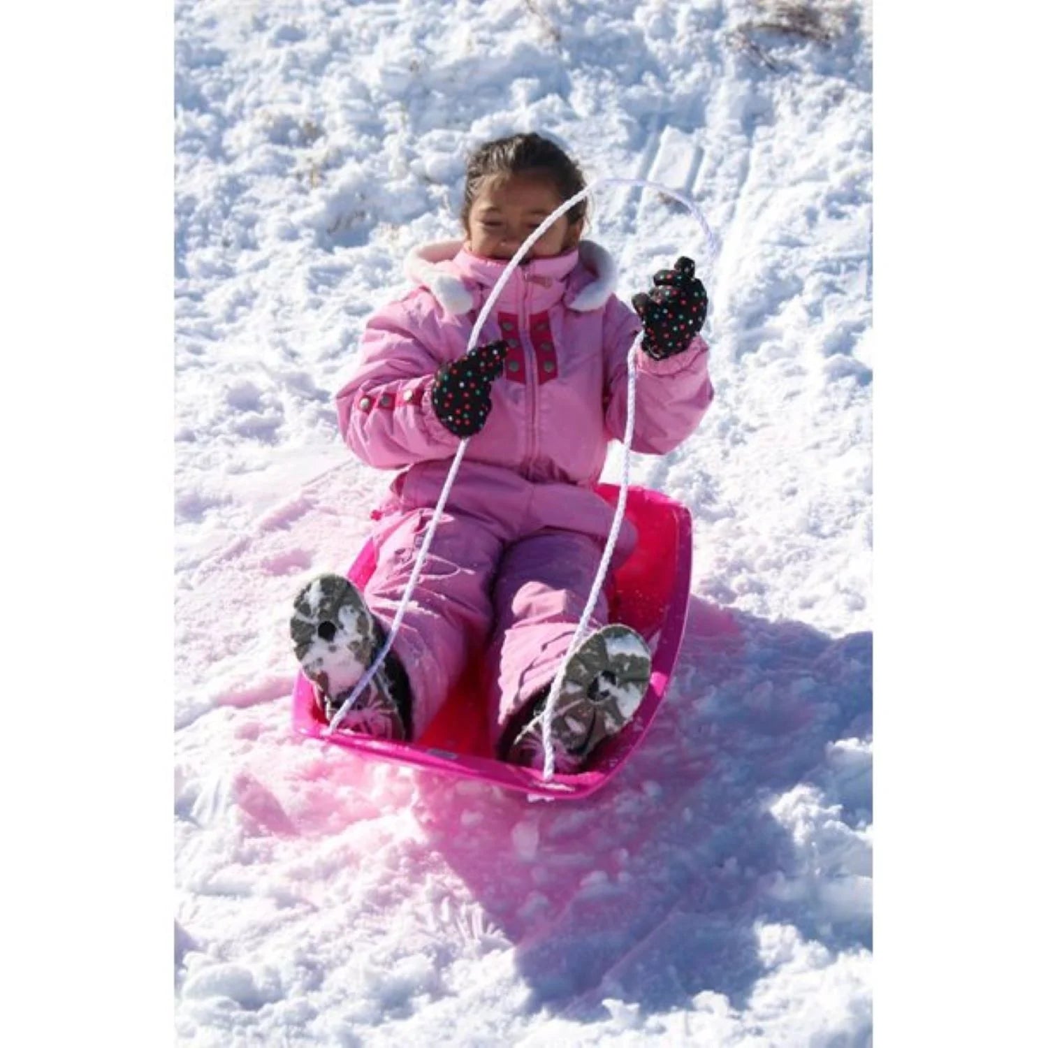 Plastic Toboggan Snow Sled K2372