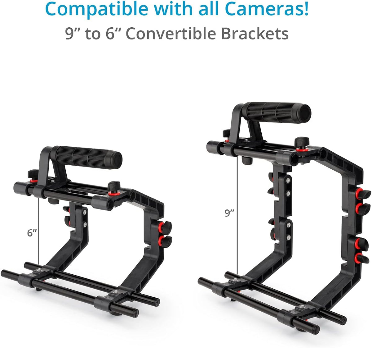 DSLR Camera Cage Shoulder Mount Rig Kit with Follow Focus & Matte Box K707841