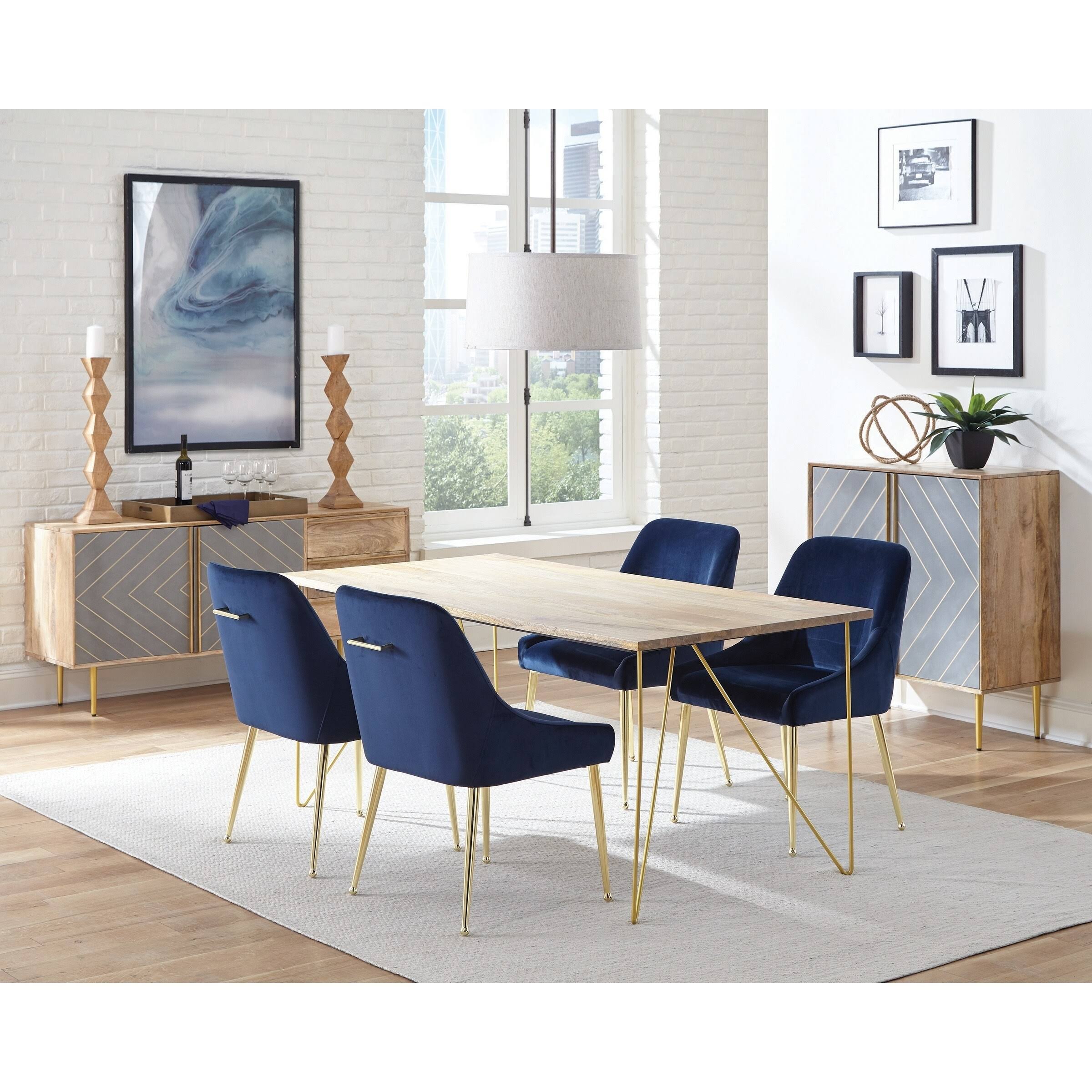 Dark Blue Dining Chair B5623