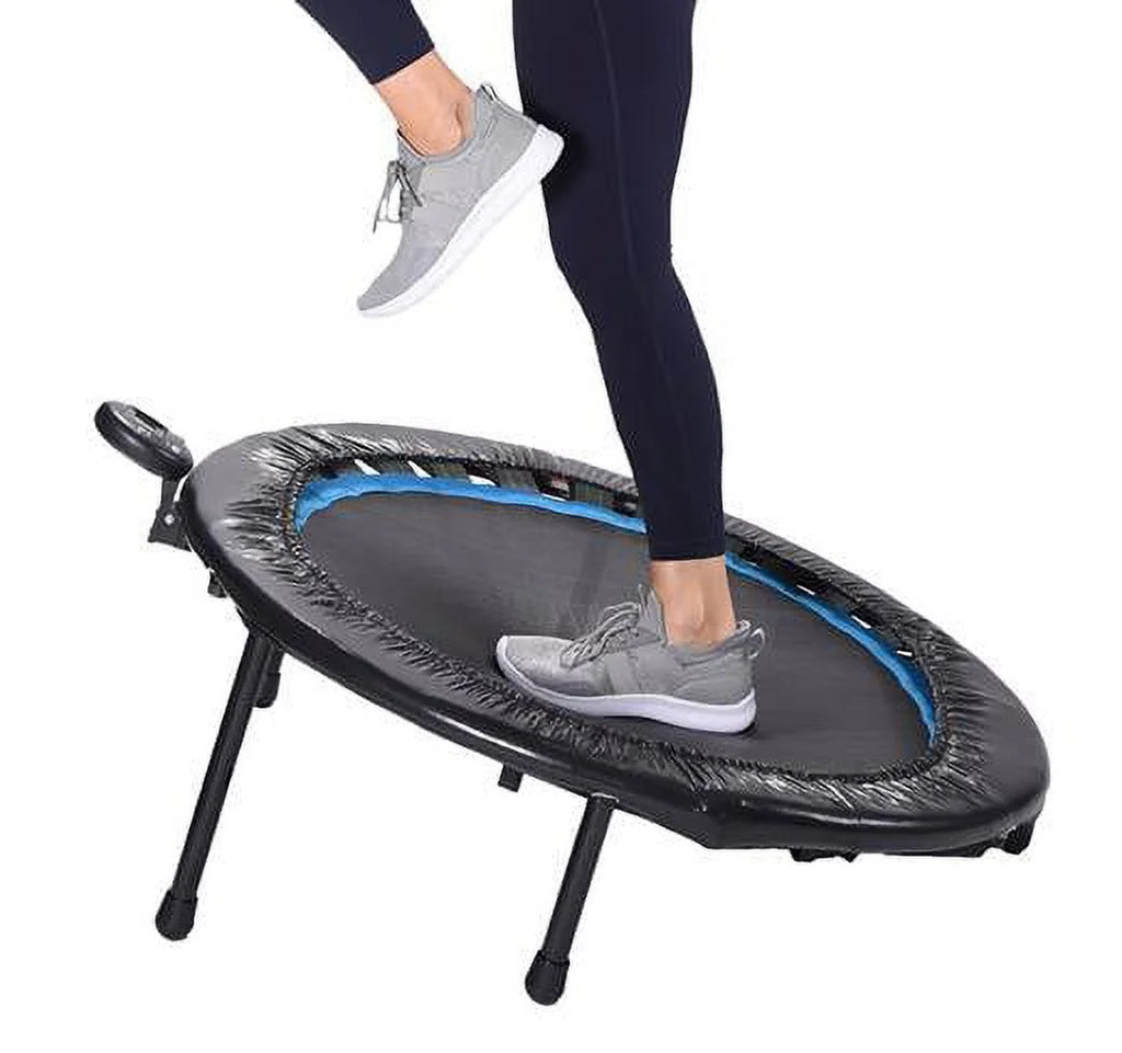 36" W x 36" D x 12" H Black Trampoline with Monitor and Adjustable Incline T313768