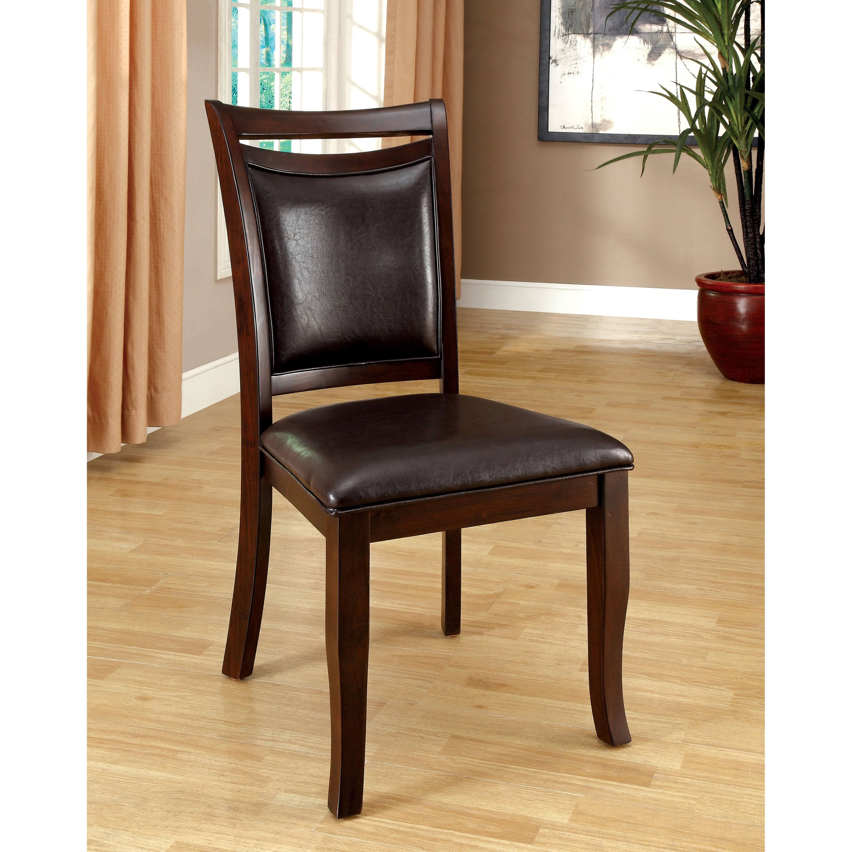 Espresso Side Chairs (Set of 2) V830