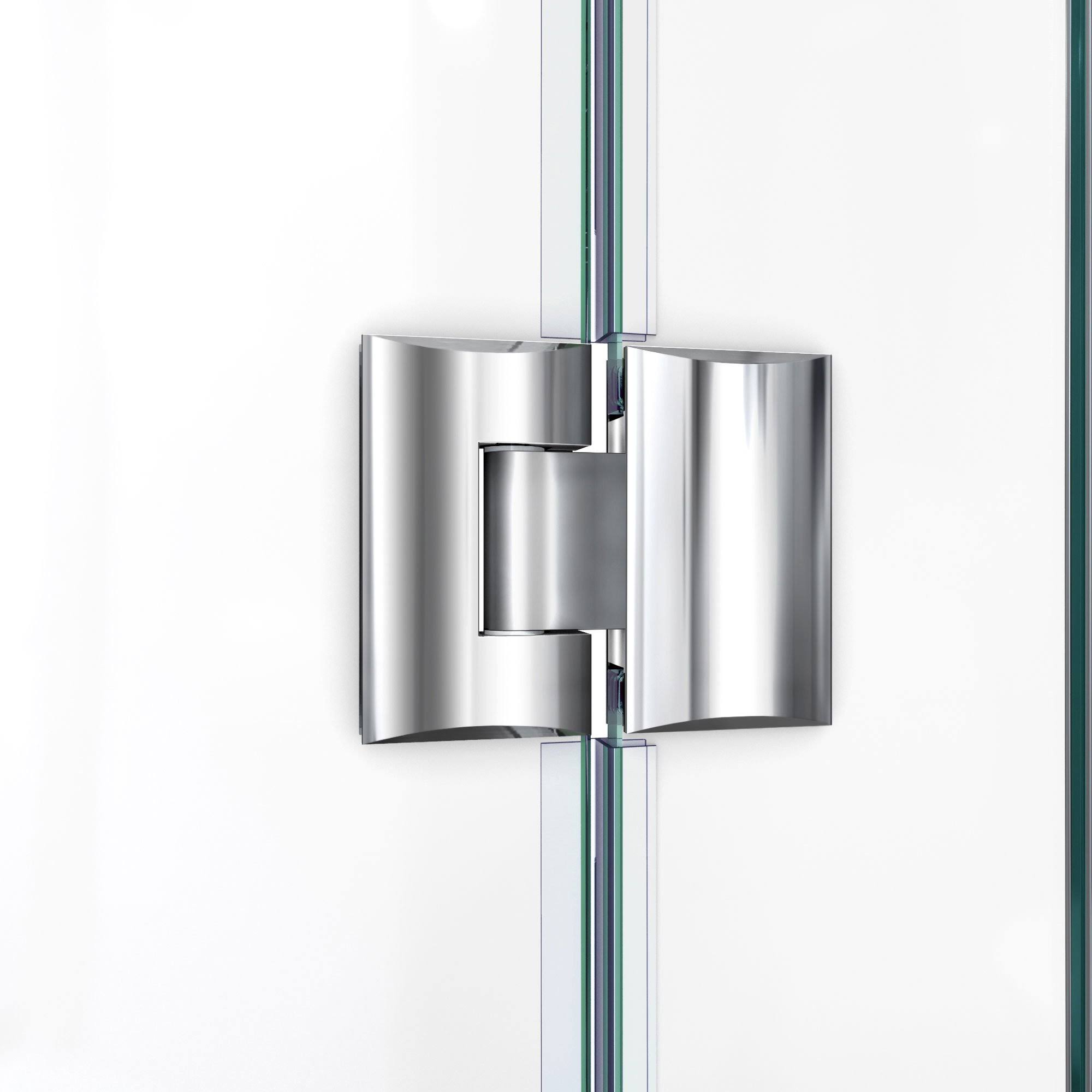 72 x 29 in. Chrome Hinged Shower Door S24427