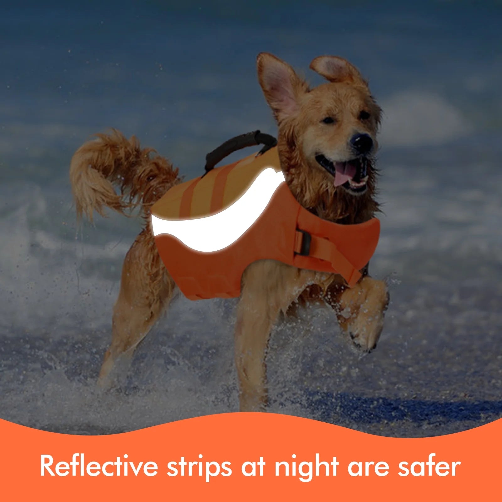 Dog Life Jacket Pet Life Vest Flotation Device E521166