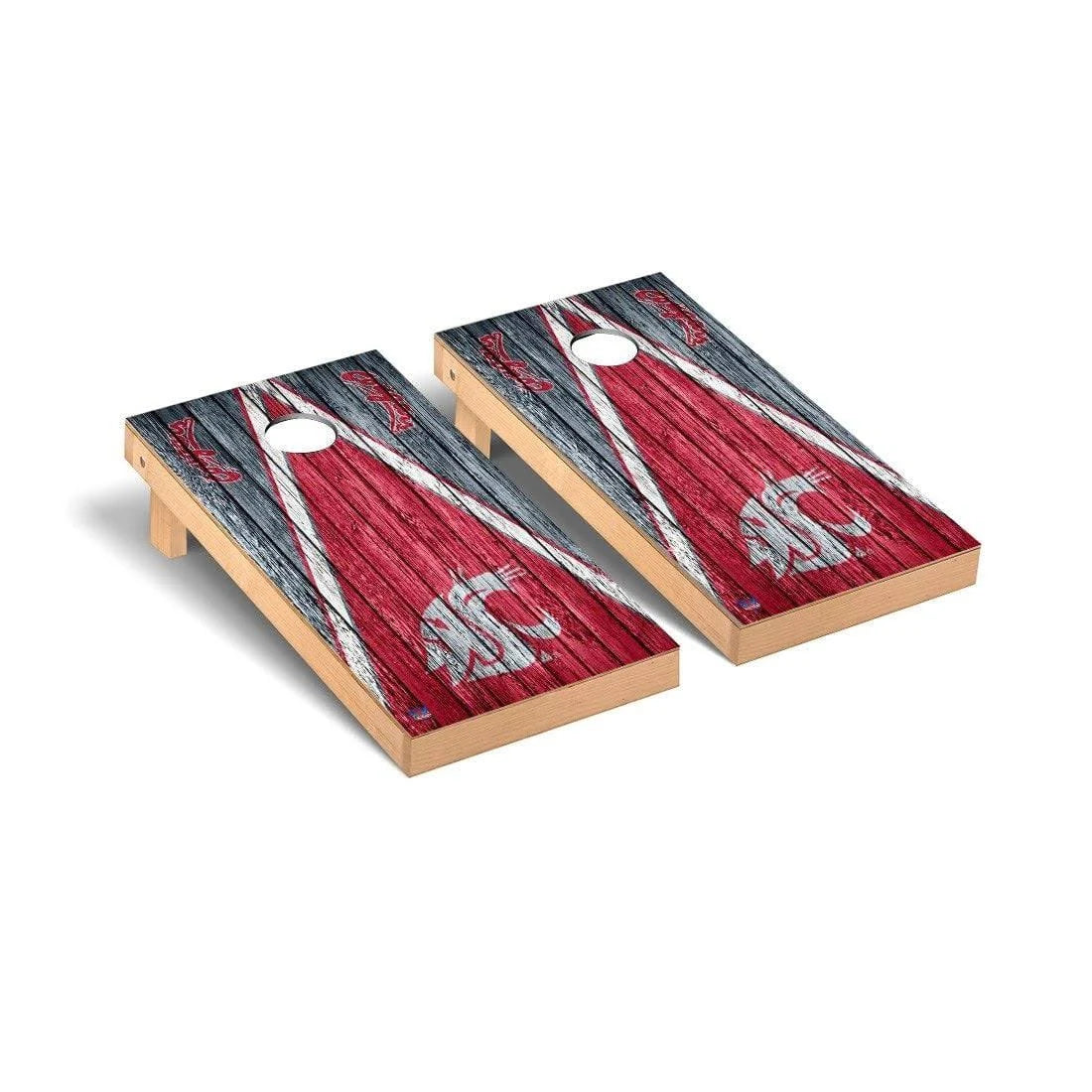 Regulation Cornhole Game Set Triangle Weathered Version K7163
