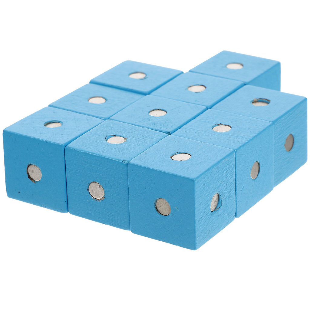 20 Pcs Wood Magnetic Building Toys H7422