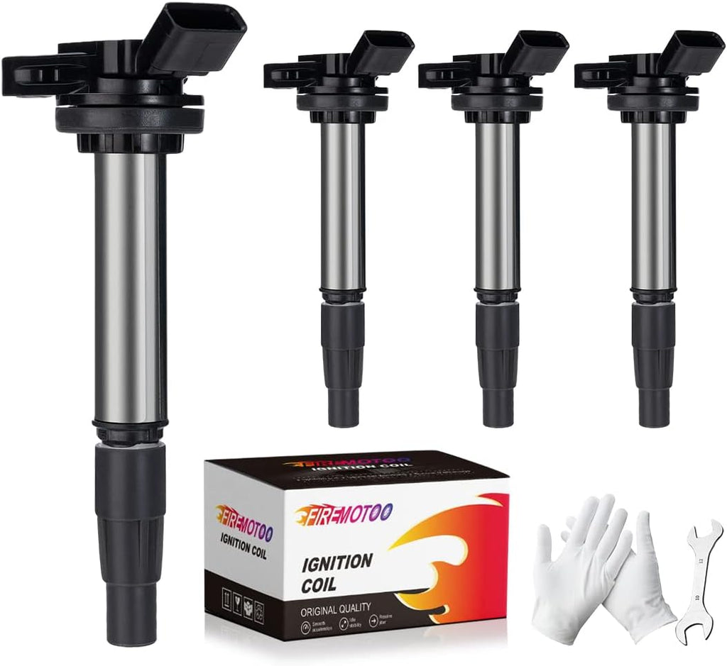 Pack of 4 Ignition Coil Pack Compatible with Corolla 1.8L 2.4L L4 C1750