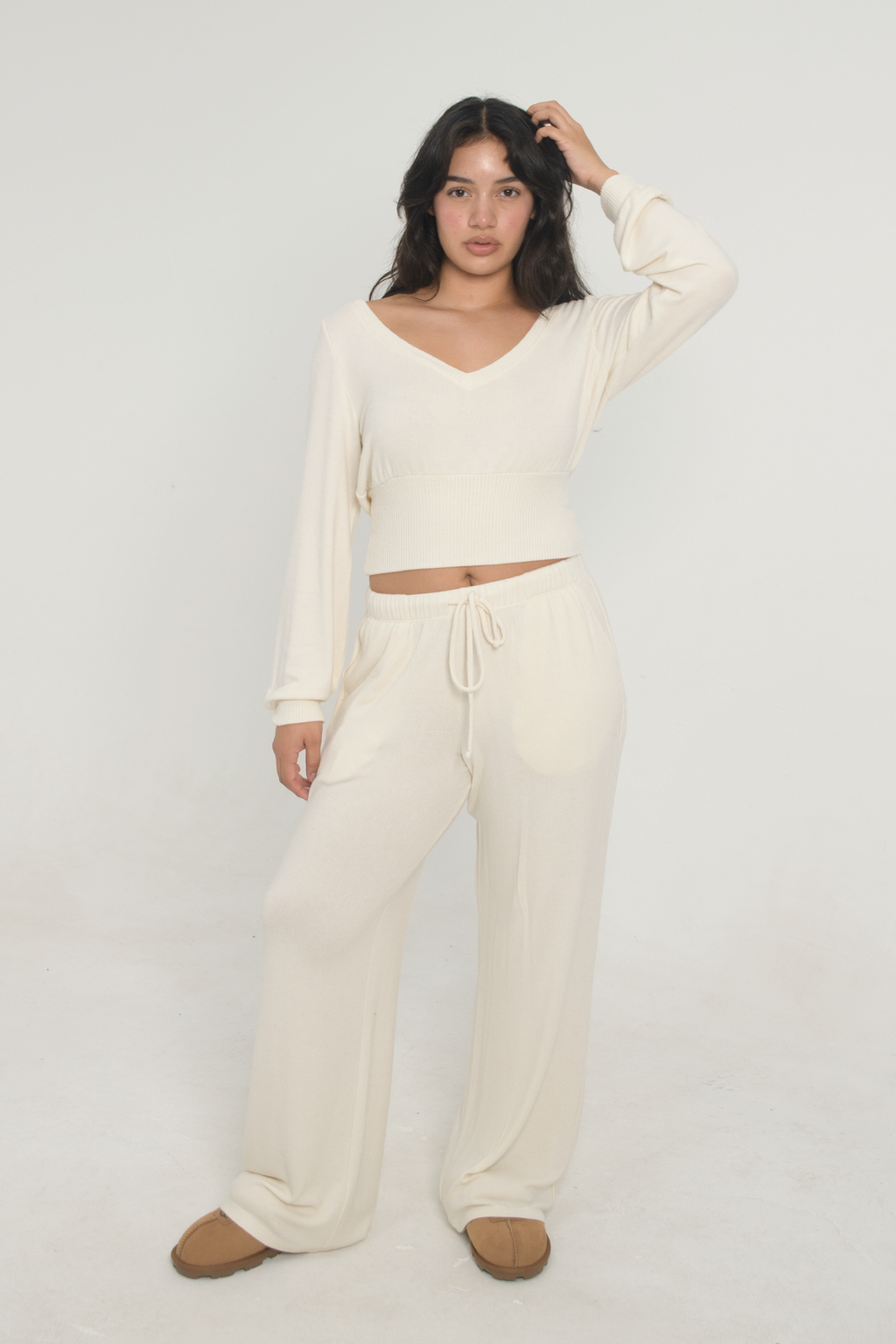 Sweater Pants - Cloud