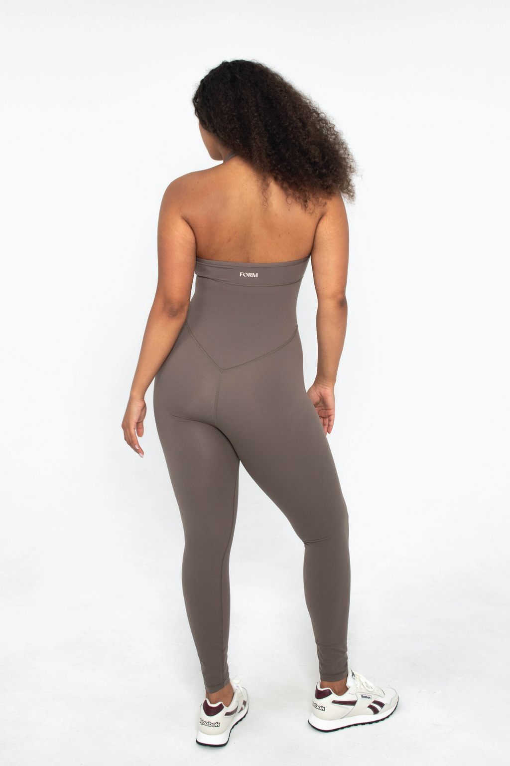 Halter Onesie - Walnut